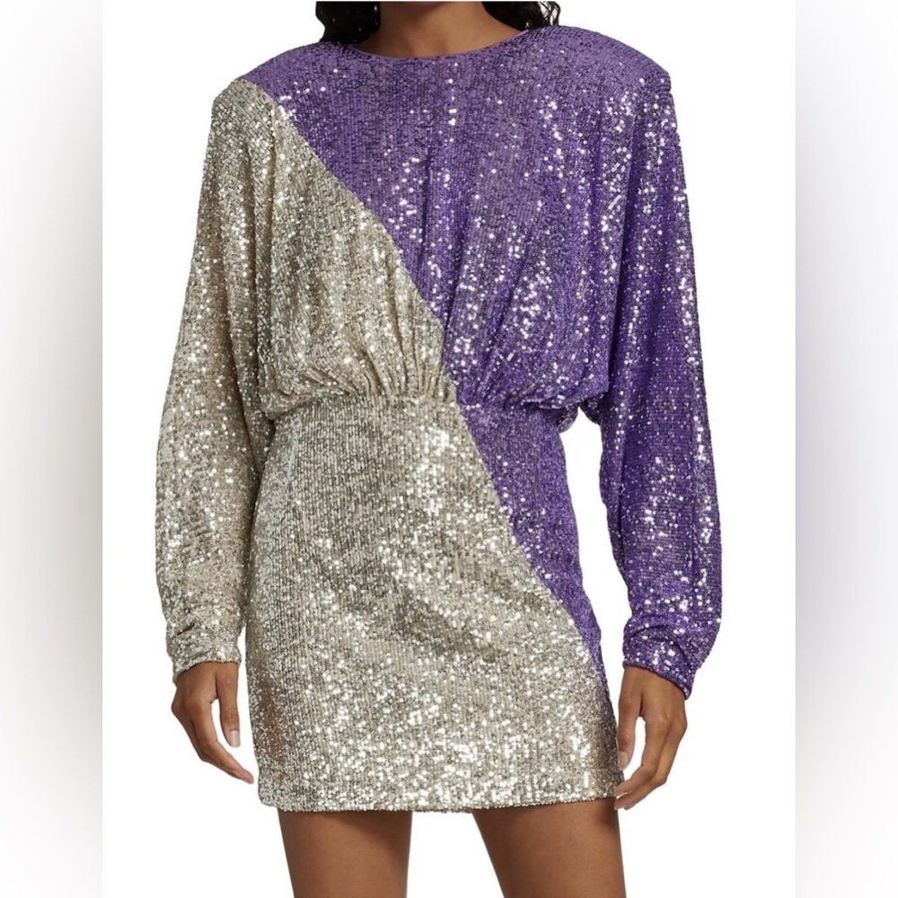 Rotate Birger Christensen Sequined Mini Dress